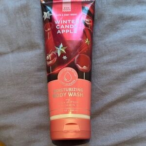 Bath & Body Works Winter Candy Apple Body Wash - Red & Pink